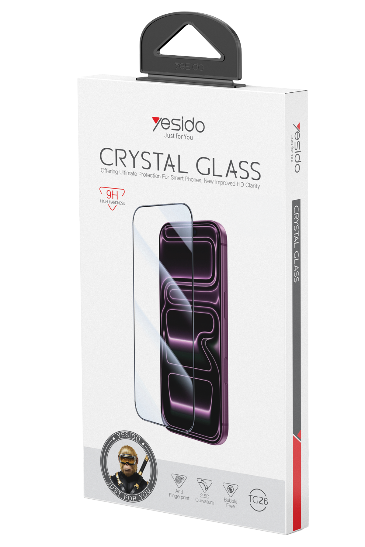 Yesido Apple iPhone 18 Pro Max TG26 Ultra Clear HD Cam Ekran Koruyucu - Görsel 1