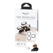 Yesido Apple iPhone 17 Pro Max WB60 Metal Kamera Lens - Gümüş
