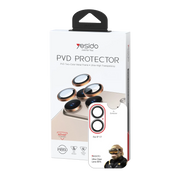 Yesido Apple iPhone 17 WB60 Metal Kamera Lens - Gri