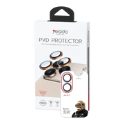 Yesido Apple iPhone 17 WB60 Metal Kamera Lens - Mor