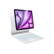 Yesido  Apple iPad 2025 10.9 10.Nesil (A16) KB24 Tecno Klavyeli Tablet Kılıfı - Beyaz