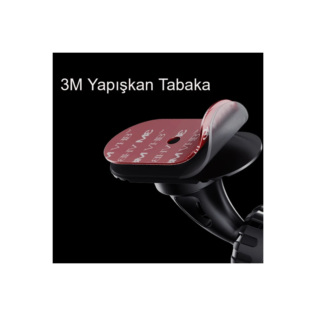 Yesido C153 2in1 Izgara Klipsli ve Yapışkanlı 360 Derece Ayarlanabilir Manyetik Magsafe Araç Tutucu - Siyah