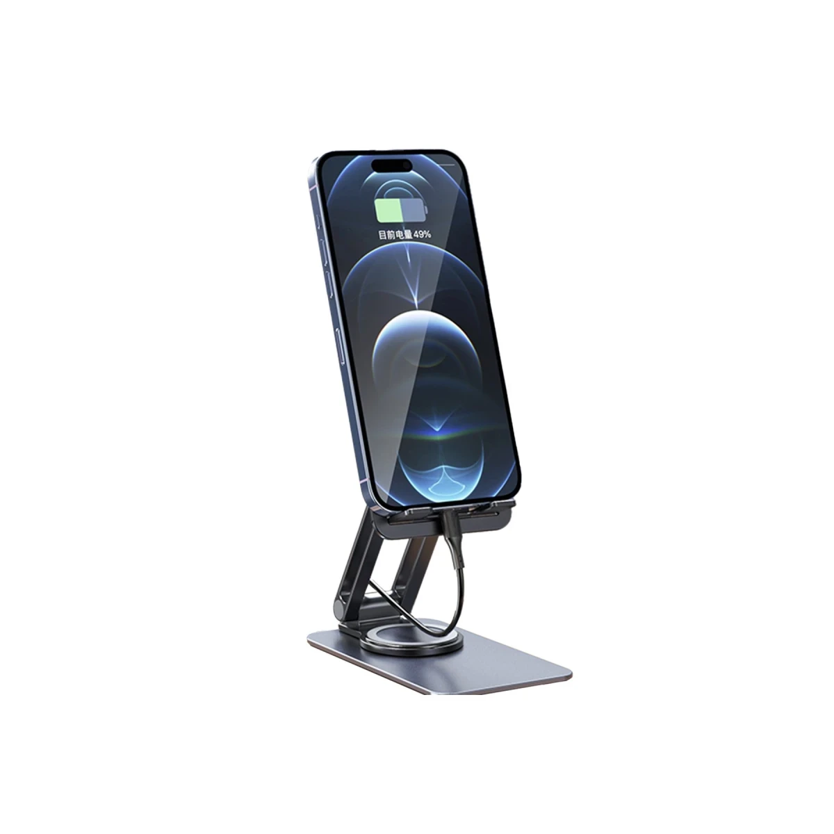 Yesido C184 Ayarlanabilir 360 Derece Masaüstü Telefon Standı - Siyah