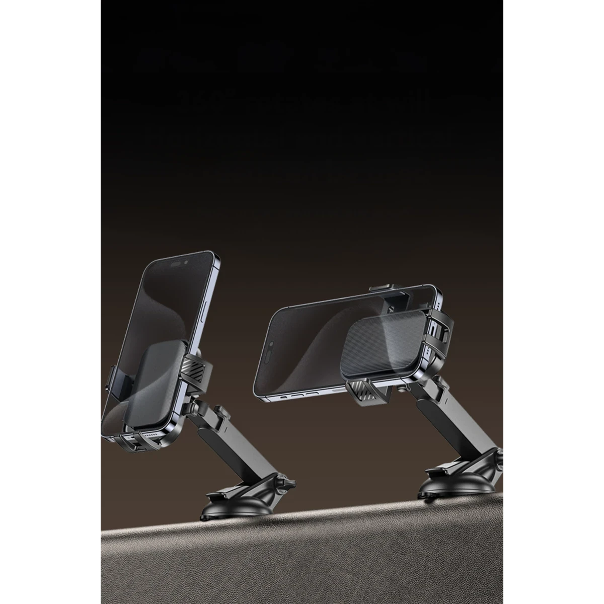 Yesido C267 Vakumlu Araç Telefon Tutucu - Siyah