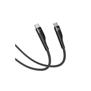 Yesido CA116 3M 60W Hasırlı Type-C to Type-C PD Hızlı Şarj Kablosu - Siyah