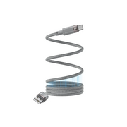 Yesido CA173 1M 60W USB to Type-C Manyetik Katlanma Özellikli PD Hızlı Şarj Kablosu - Gri
