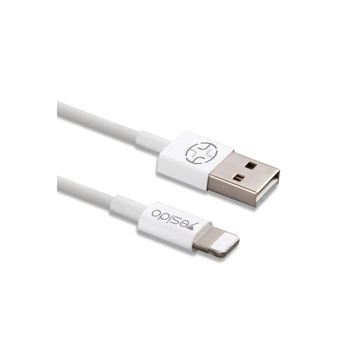 Yesido CA22 1.2M 2.4A Usb to Lightning Hızlı Şarj Kablosu - Beyaz