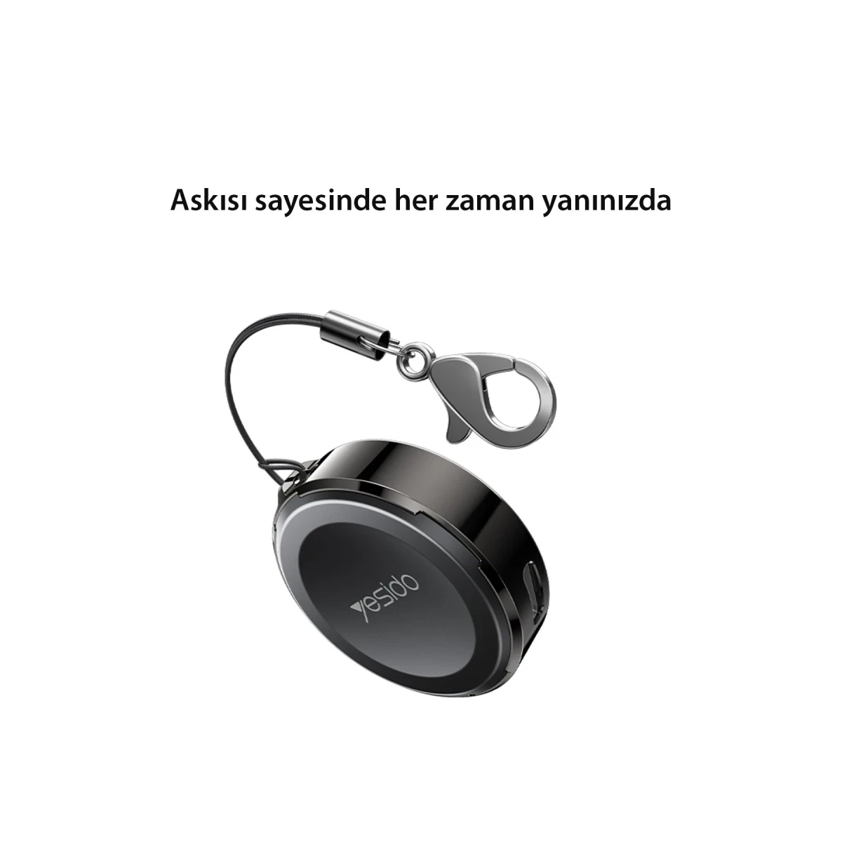 Yesido DS19 Samsung Watch Uyumlu Kablosuz Manyetik Akıllı Saat Şarjı - Siyah