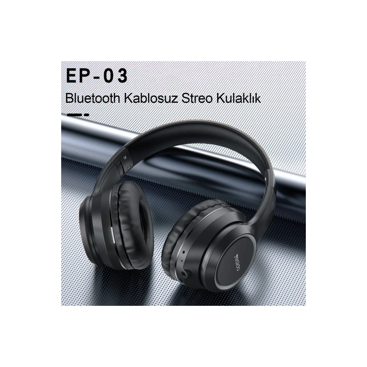 Yesido EP03 Kafaüstü Bluetooth Kulaklık - Siyah