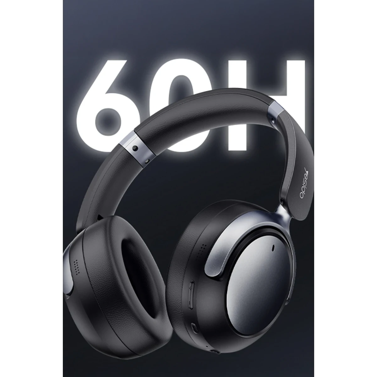 Yesido EP07 BT 5.3 Hibrit Aktif Gürültü Engelleyici Özellikli Kafaüstü Bluetooth Kulaklık - Siyah