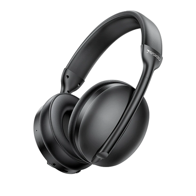 Yesido EP08 BT 5.3 Aktif Gürültü Engelleyici Özellikli Kafaüstü Bluetooth Kulaklık - Siyah