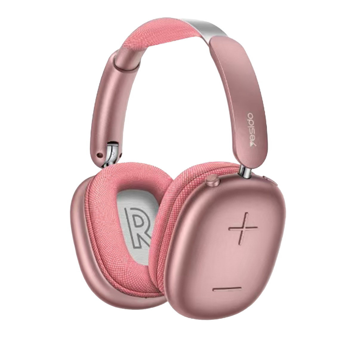 Yesido EP10 BT 5.4 USB-C Şarj Destekli Kafaüstü Bluetooth Kulaklık – Pembe