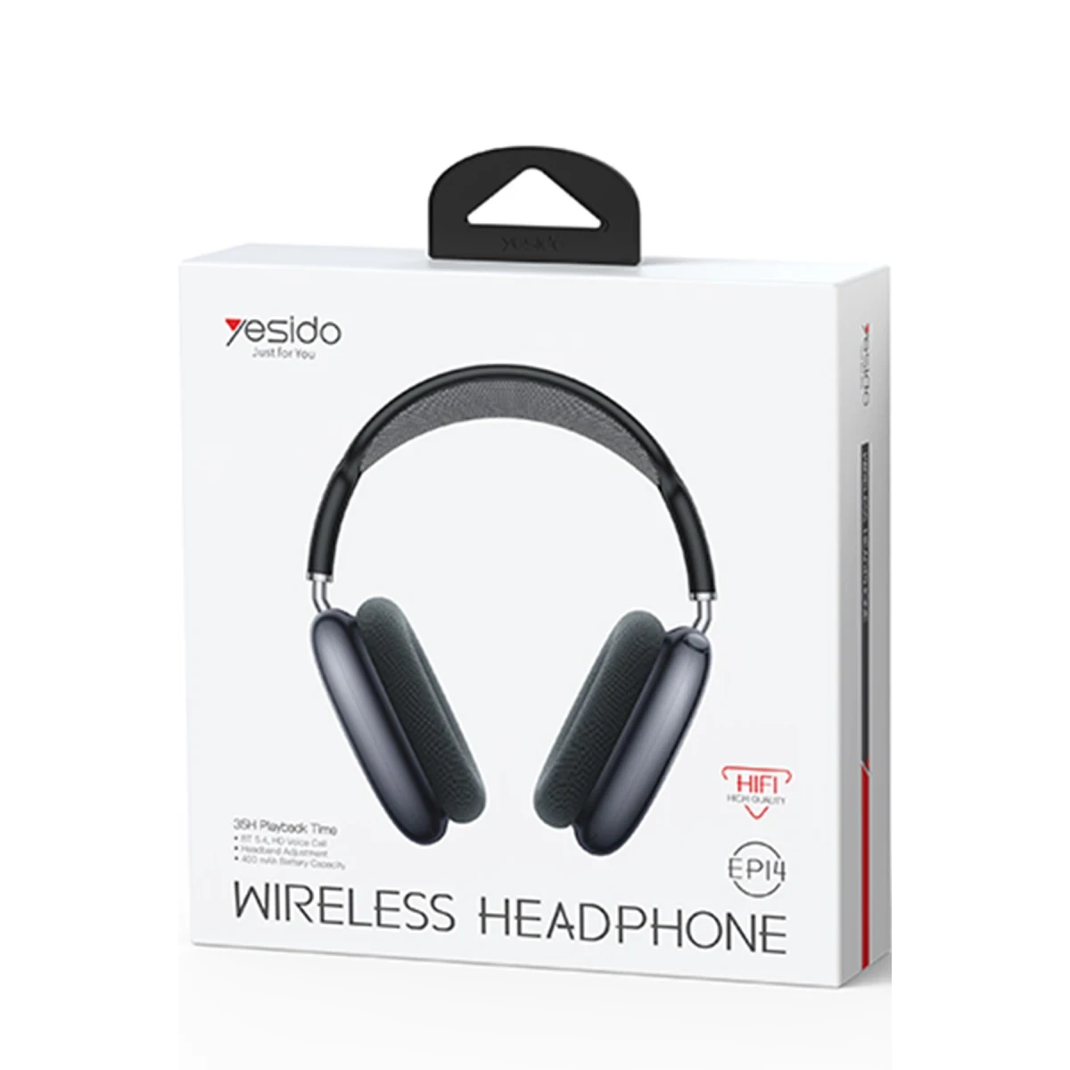 Yesido EP14 BT 5.4 Yüksek Ses Kaliteli Kafaüstü Bluetooth Kulaklık - Siyah
