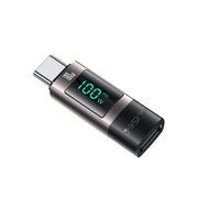 Yesido GS24 Type-C to Type-C 100W Dijital Ekranlı Dönüştürücü - Siyah