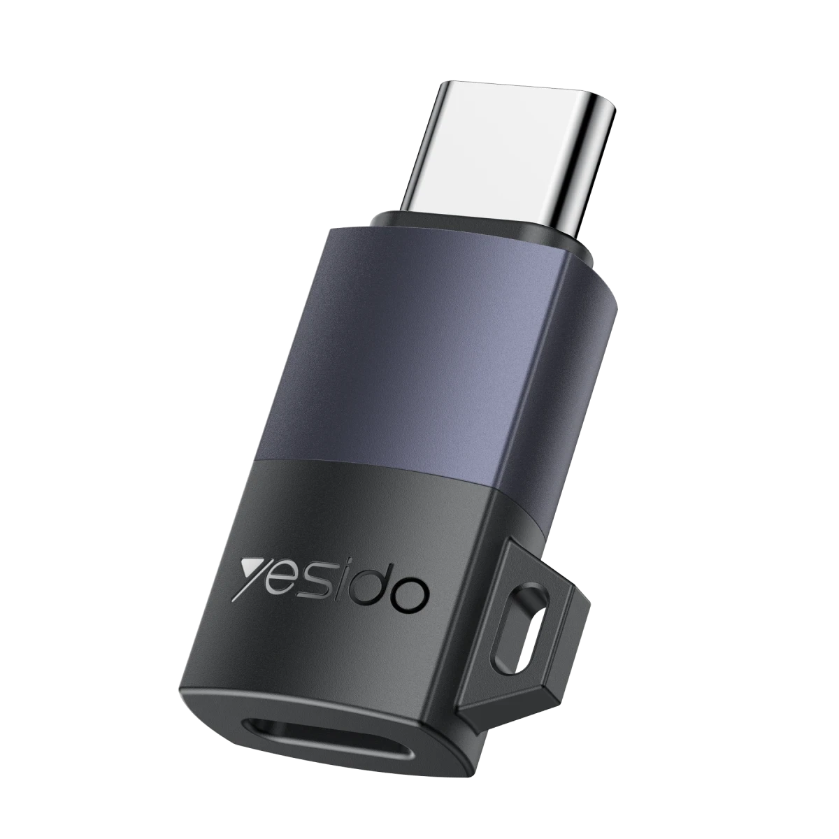 Yesido GS28 Type-C to Lightning 480 Mbps Data ve 60W Hızlı Şarj Destekli OTG Dönüştürücü - Siyah