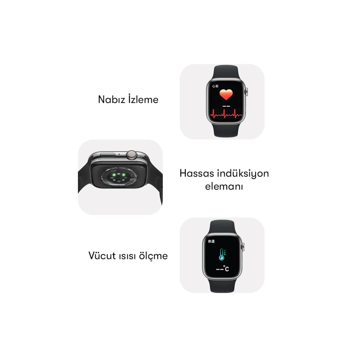 Yesido IO18 1.89 inç IP68 Su Geçirmez Konuşmalı Akıllı Saat - Siyah