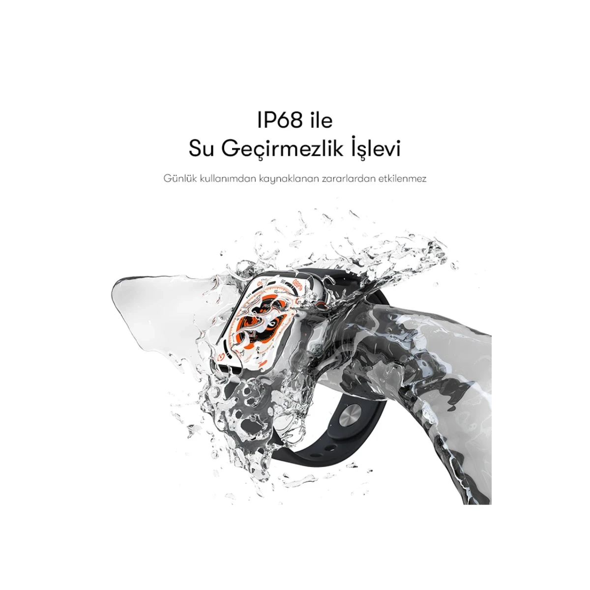 Yesido IO18 1.89 inç IP68 Su Geçirmez Konuşmalı Akıllı Saat - Siyah