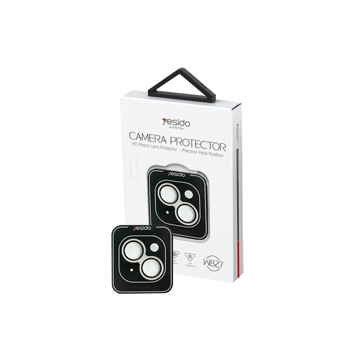 Yesido Apple iPhone 13 WB27 Metal Kamera Lens - Beyaz