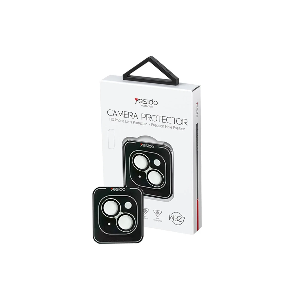 Yesido Apple iPhone 13 WB27 Metal Kamera Lens - Gümüş