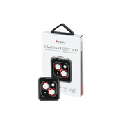 Yesido iPhone 13 WB27 Metal Kamera Lens - Kırmızı