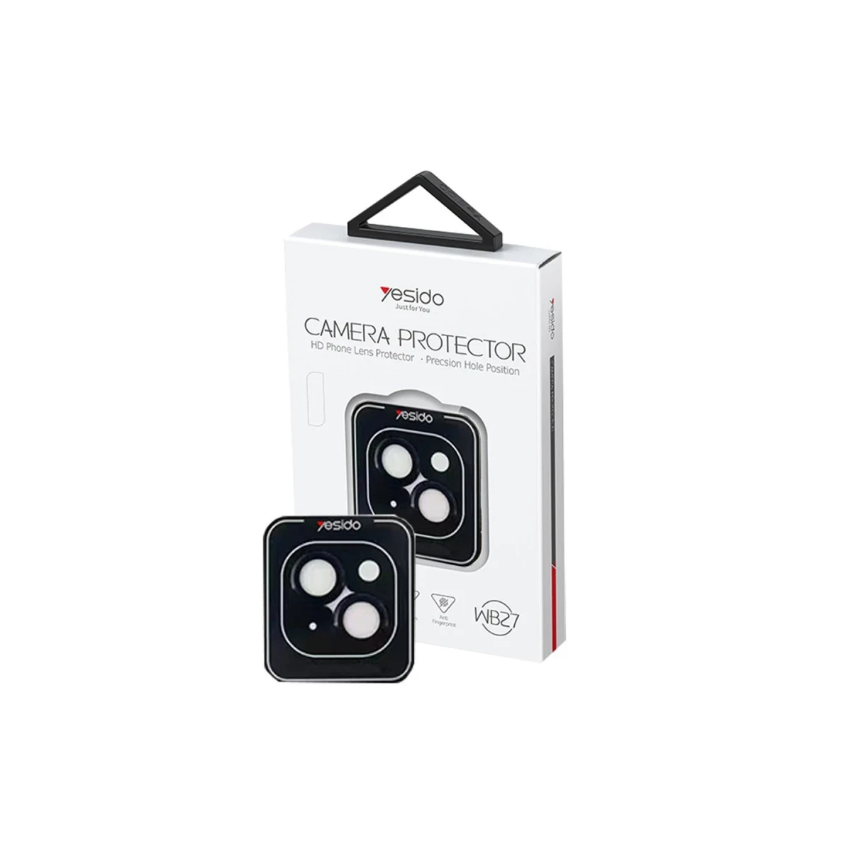 Yesido Apple iPhone 13 WB27 Metal Kamera Lens - Siyah