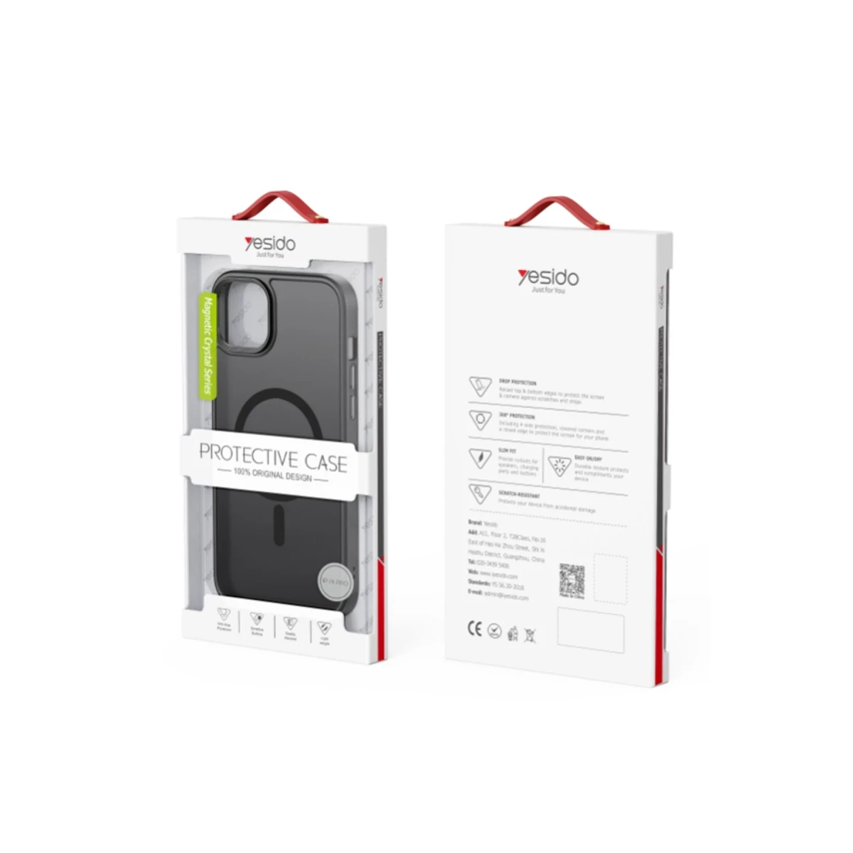 Yesido Apple iPhone 14 PC06 Tower Magsafe Kapak - Lacivert