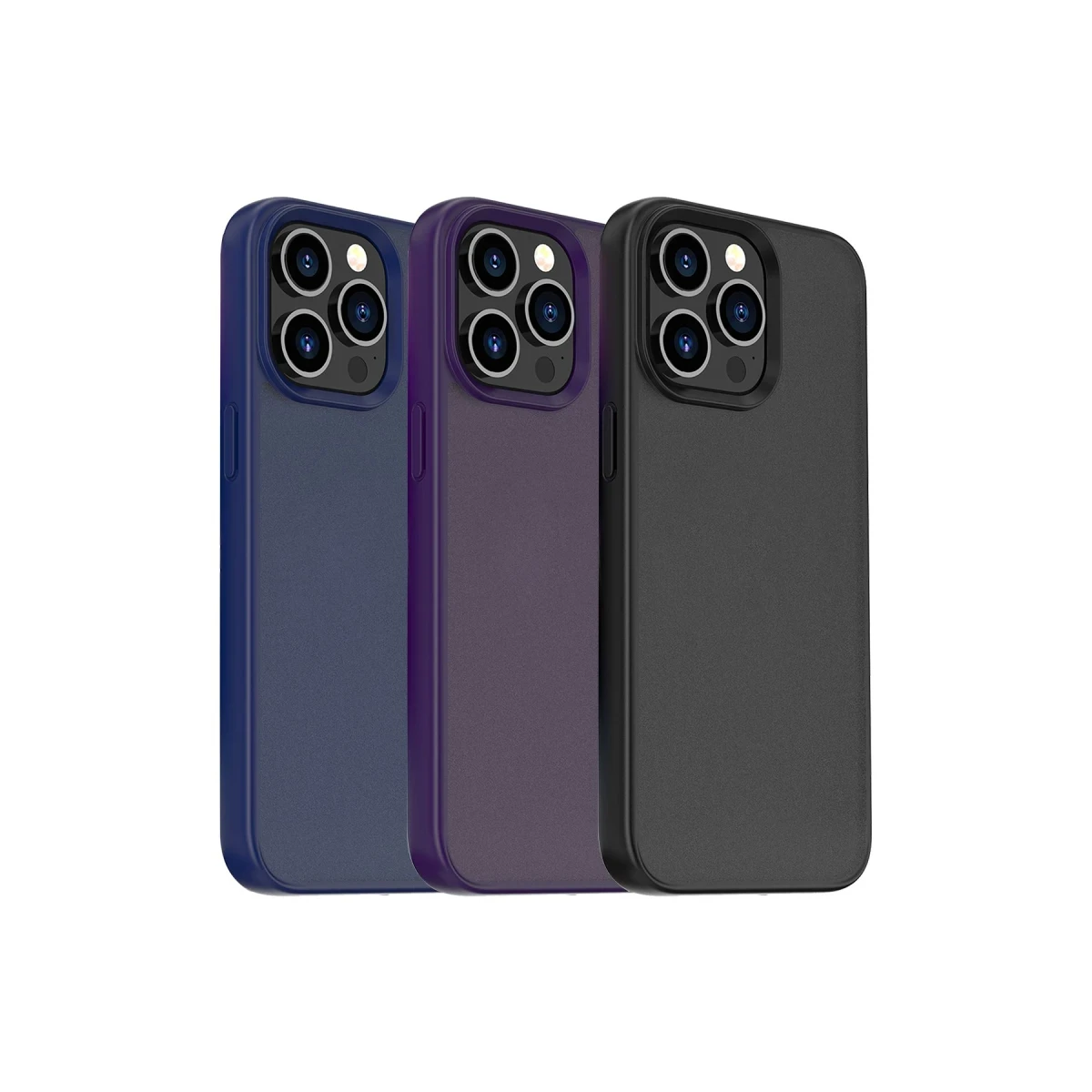 Yesido Apple iPhone 14 Pro PC05 Tower Kapak - Derin Mor