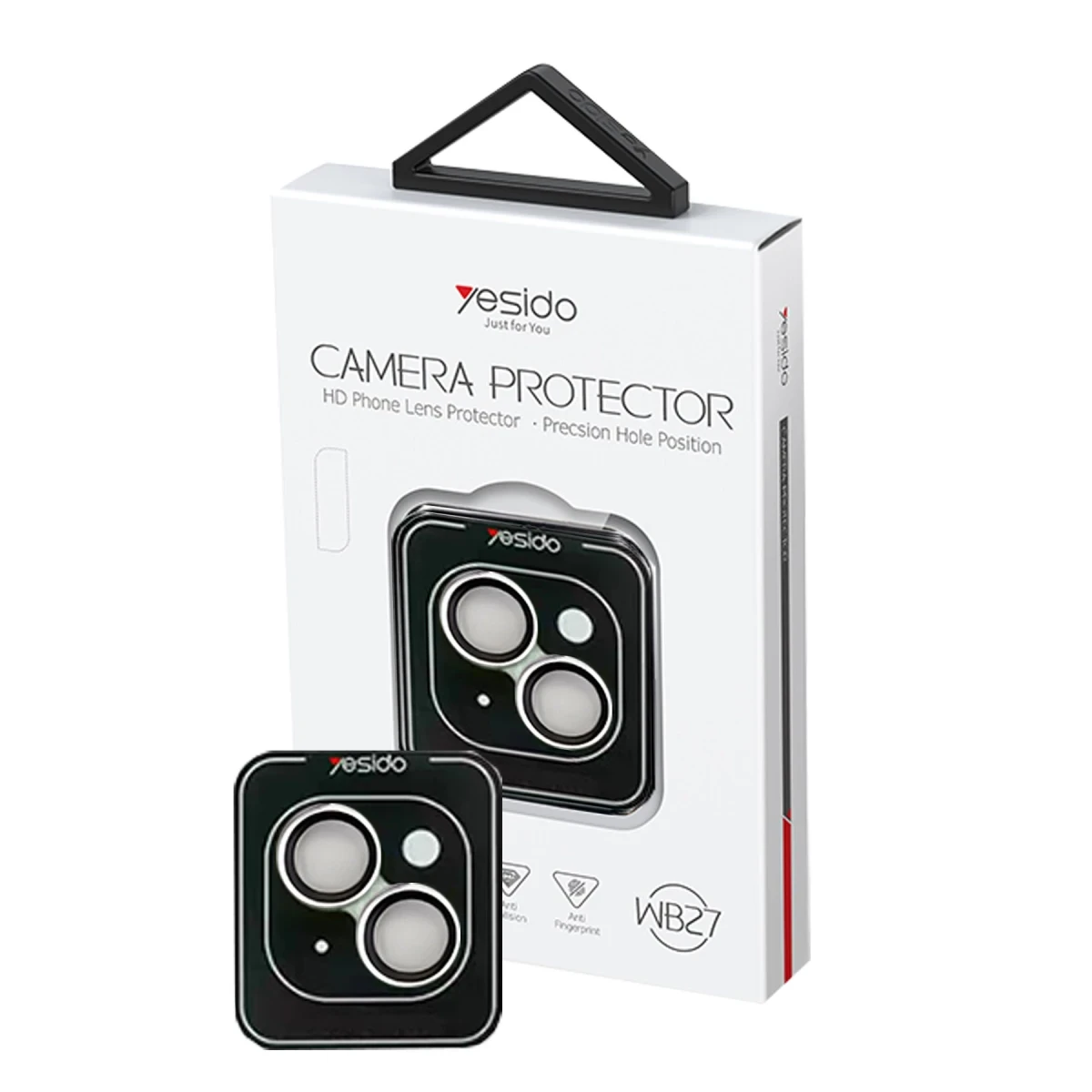 Yesido Apple iPhone 14 WB27 Metal Kamera Lens - Derin Mor