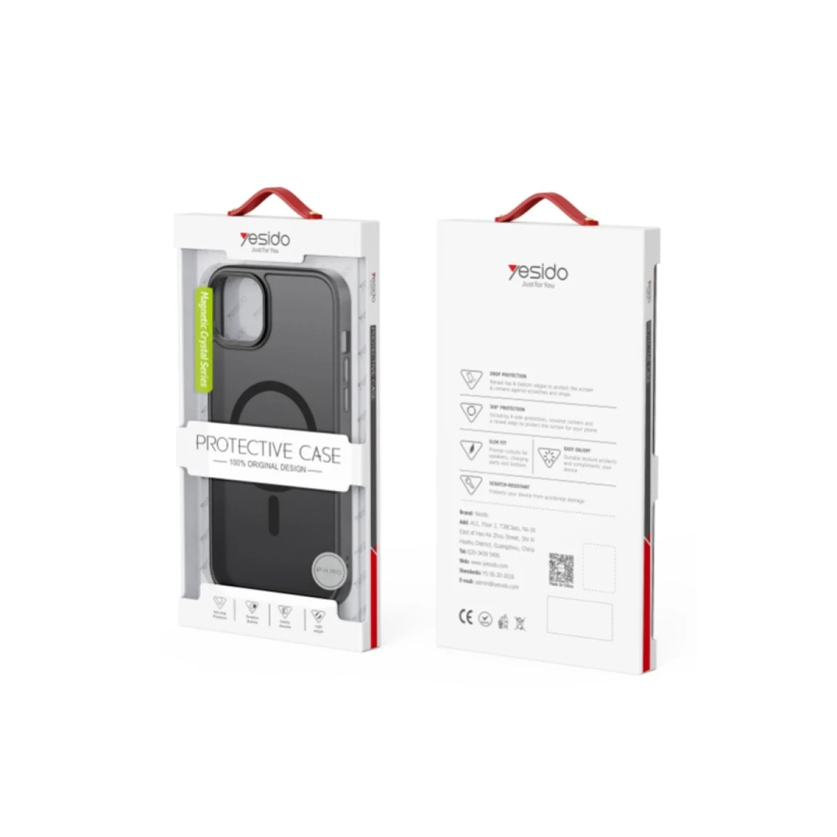 Yesido iPhone 15 Pro PC06 Tower Magsafe Kapak - Lacivert