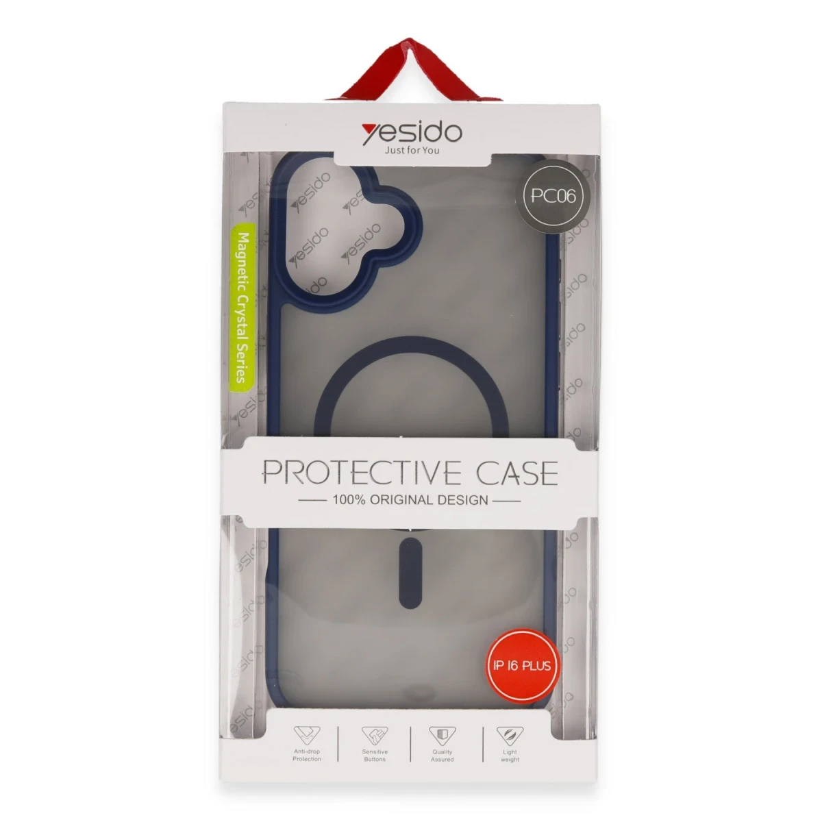 Yesido iPhone 16 Plus PC06 Tower Magsafe Kapak - Siyah