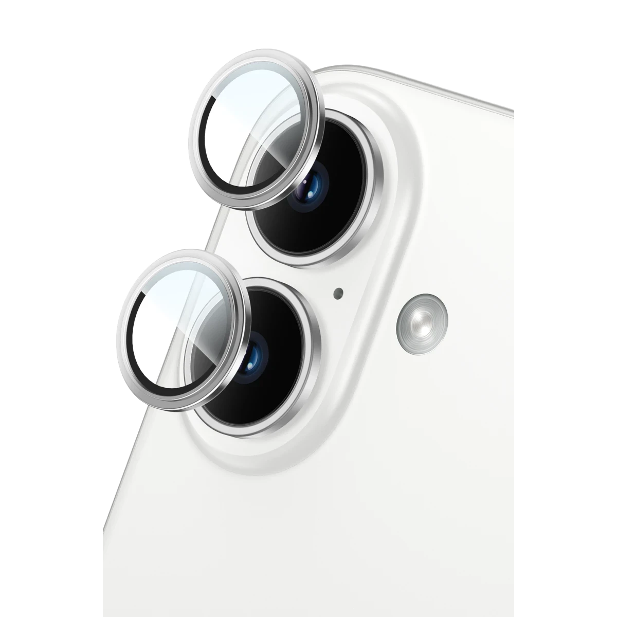 Yesido Apple iPhone 16 Plus WB54 Metal Kamera Lens - Gümüş