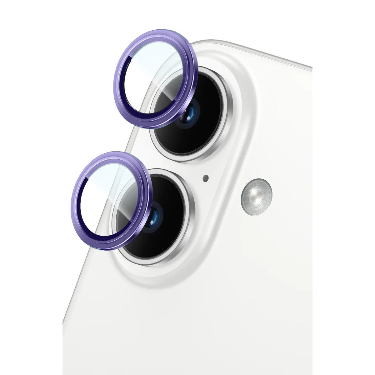 Yesido Apple iPhone 16 Plus WB54 Metal Kamera Lens - Lila