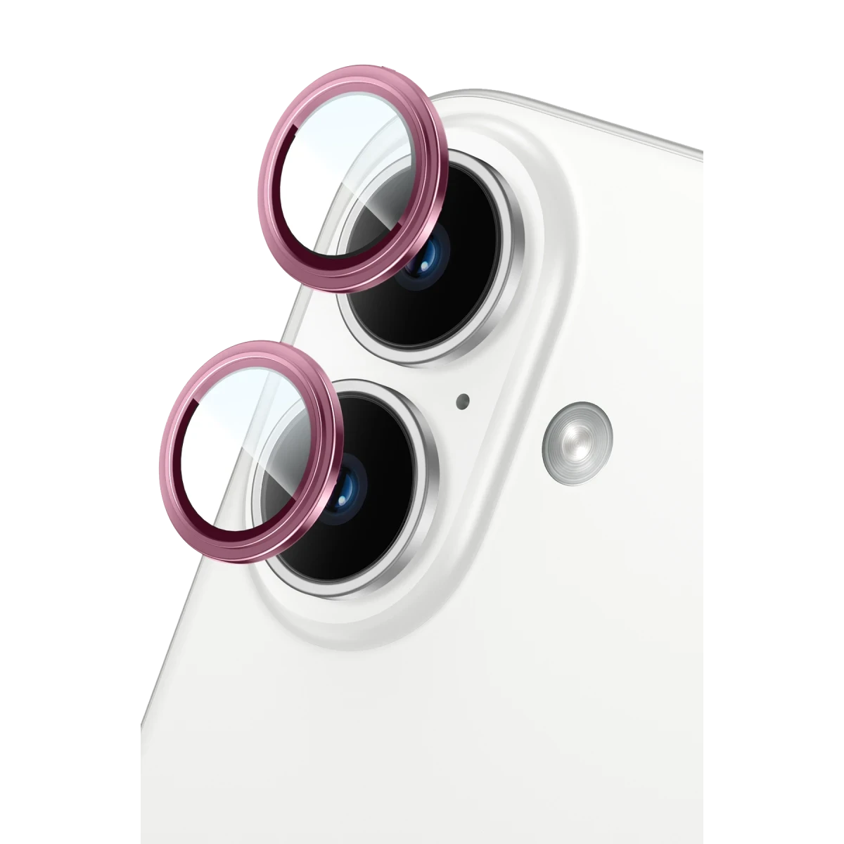 Yesido Apple iPhone 16 Plus WB54 Metal Kamera Lens - Pembe