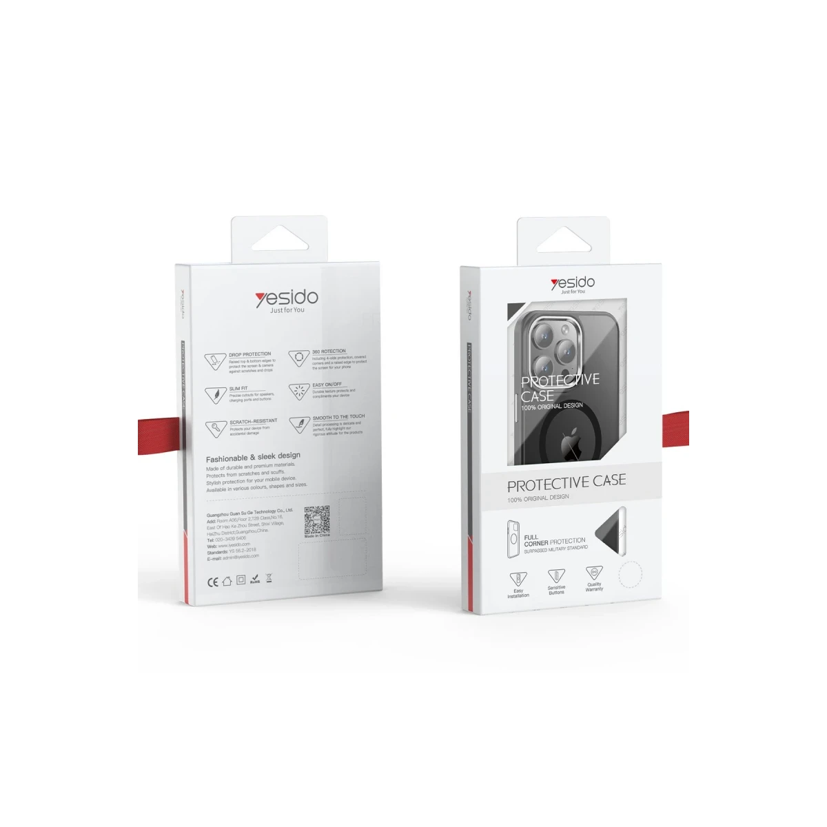 Yesido iPhone 16 Pro Max PC13 Tazz Magsafe Kapak - Şeffaf