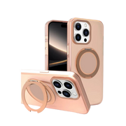 Yesido iPhone 16 Pro Max PC17 Roza Magsafe Standlı Kapak - Desert