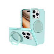 Yesido Apple iPhone 16 Pro Max PC17 Roza Magsafe Standlı Kapak - Mavi
