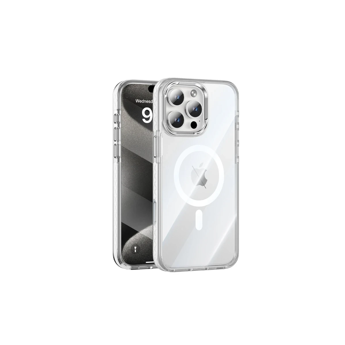 Yesido Apple iPhone 16 Pro PC08 Izzy Magsafe Kapak - Şeffaf