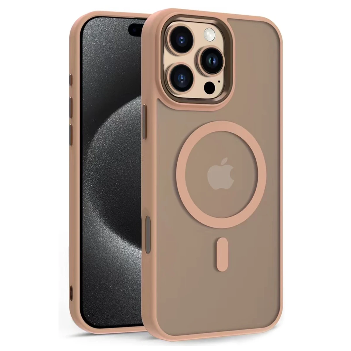 Yesido iPhone 16 Pro PC13 Tazz Magsafe Kapak - Çöl Titanyum
