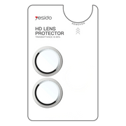 Yesido Apple iPhone 16 WB52 Metal Kamera Lens - Gümüş