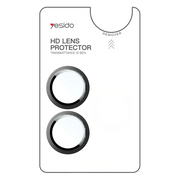 Yesido Apple iPhone 16 WB52 Metal Kamera Lens - Siyah
