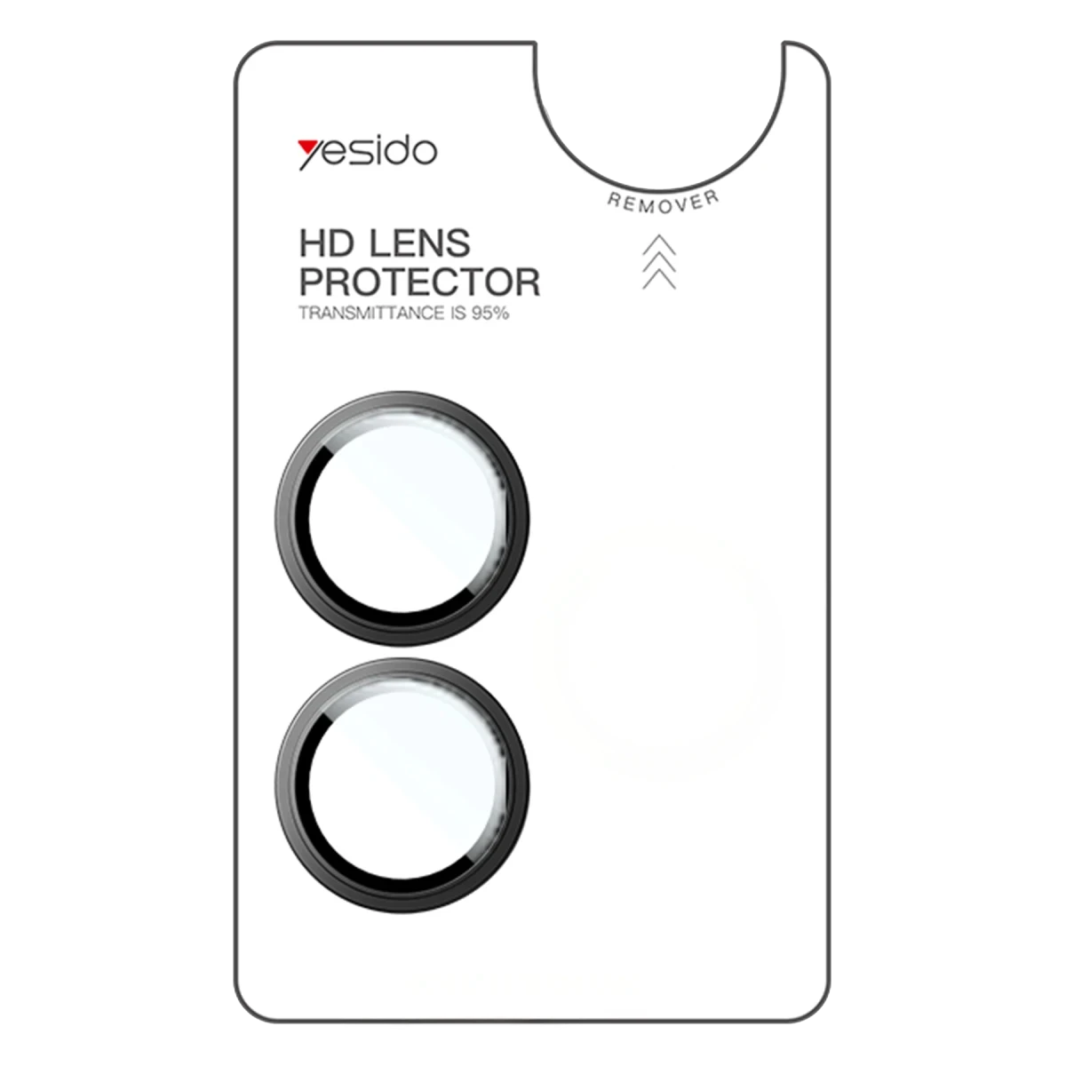 Yesido Apple iPhone 16 WB52 Metal Kamera Lens - Siyah