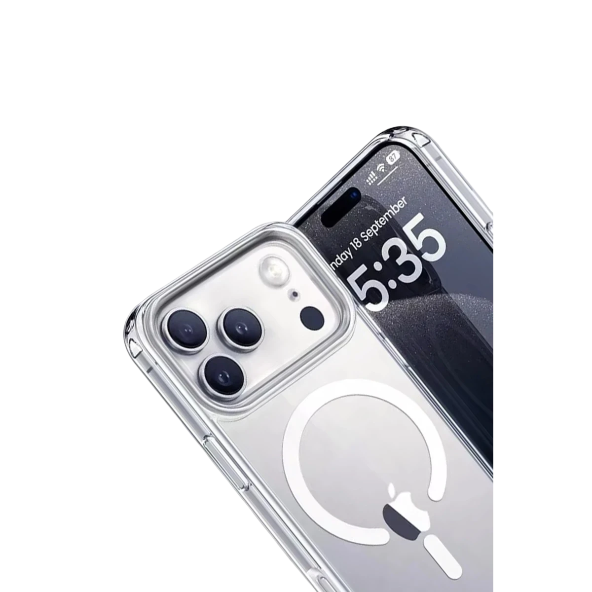 Yesido iPhone 17 Pro Max PC03 Ace Şeffaf Magsafe Kapak - Şeffaf