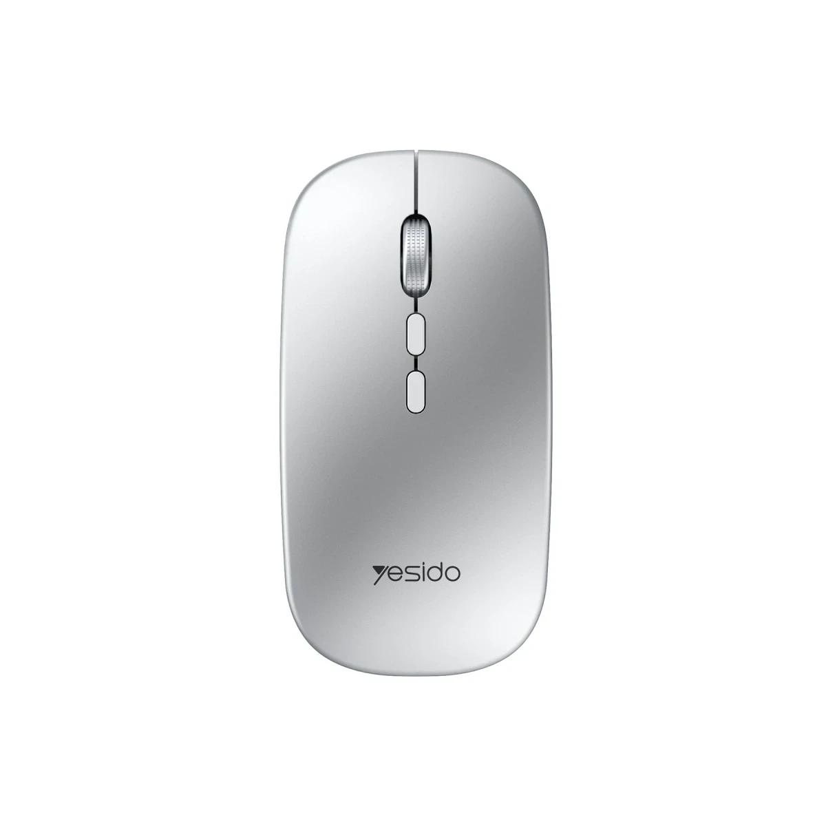Yesido KB15 2.4G Ergonomik Kablosuz Mouse - Gümüş