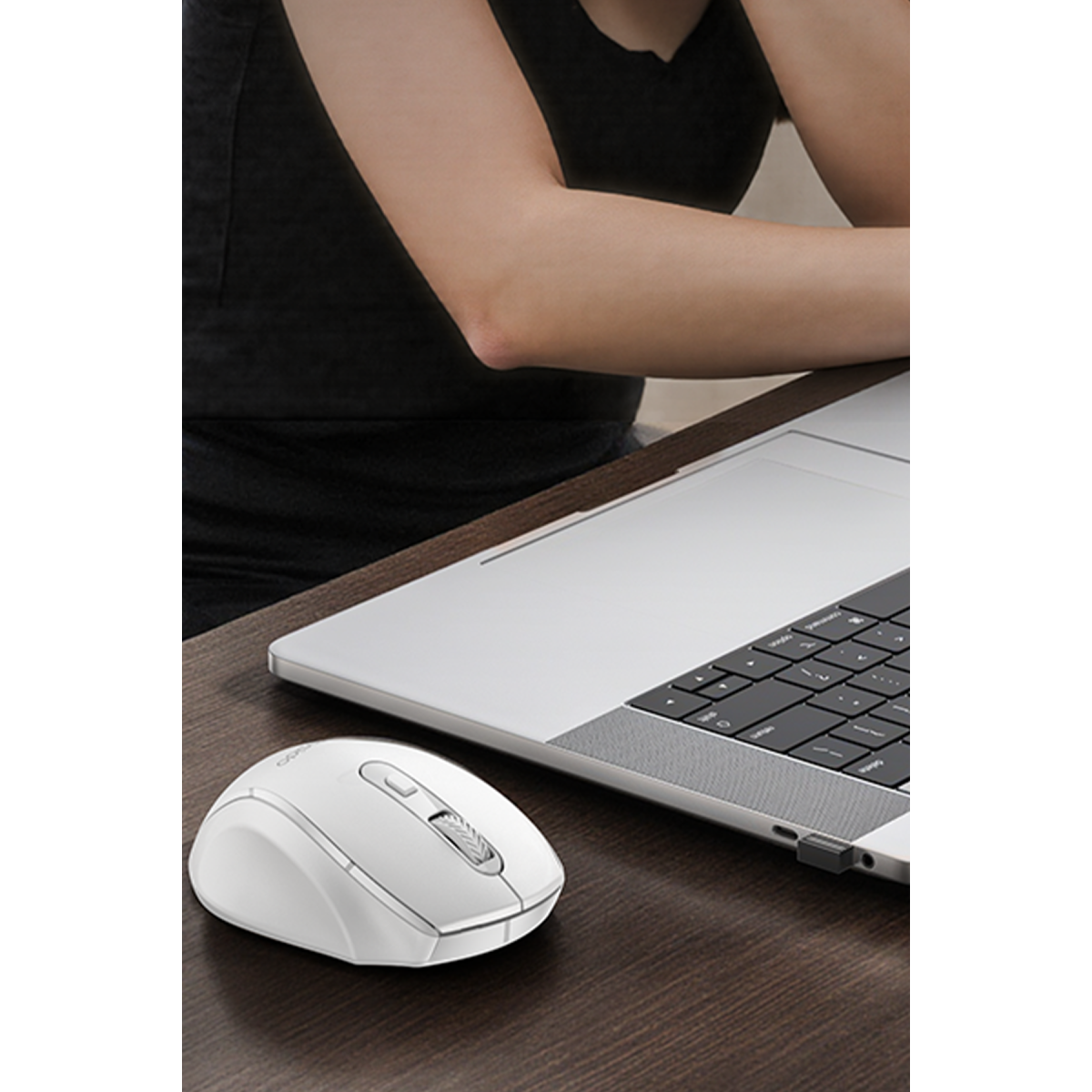Yesido KB45 2.4G 2400 DPI 6 Tuşlu Kablosuz Mouse - Beyaz