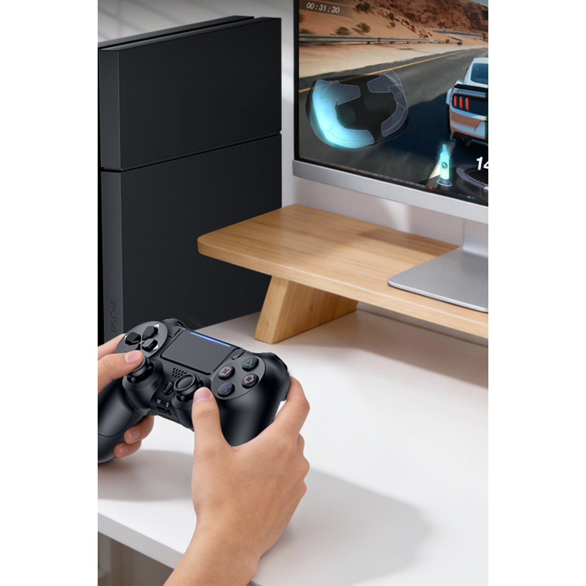 Yesido KB47 Bluetooth 5.0 Kablosuz PS4 Oyun Kolu - Siyah