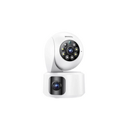 Yesido KM16 1080P 4MP Wifi 360 Gece Görüş Dual Kamera - Beyaz