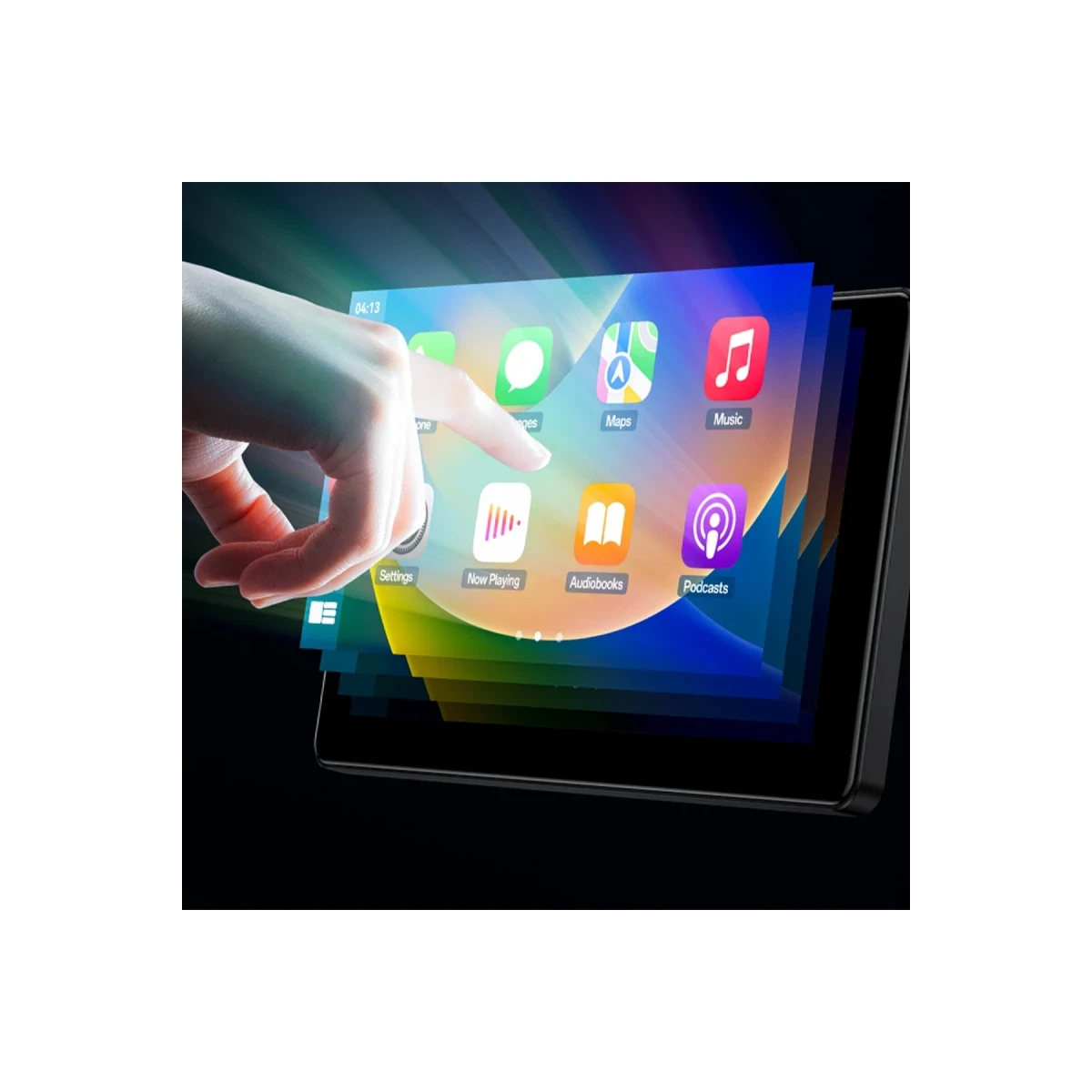 Yesido KM17 7inç BT 5.0 Wifi FM Aux AirPlay ve Android Auto Destekli CarPlay - Siyah