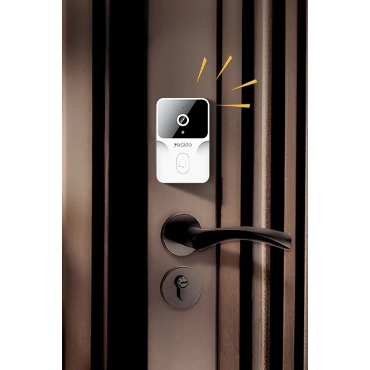 Yesido KM27 Gece Görüş Özellikli Akıllı Görüntülü Wireless Diyafon - Beyaz