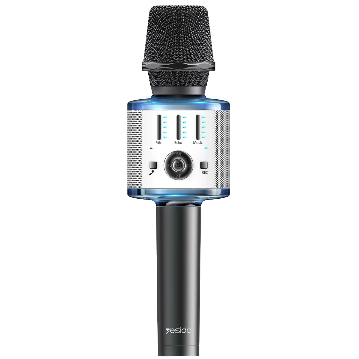 Yesido KR10 Karaoke Mikrofon - Siyah