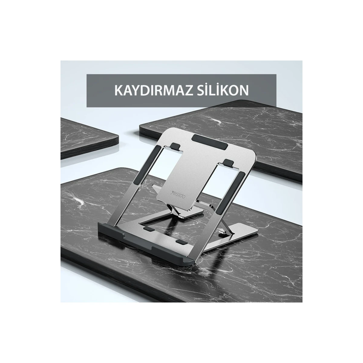 Yesido LP02 Ayarlanabilir Laptop Standı - Gümüş